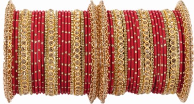 NMII Metal Zircon Bangle Set(Pack of 46)