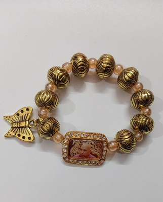 GURU JI CREATION Metal, Mother of Pearl, Plastic Bracelet