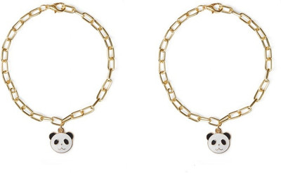 EnlightenMani Alloy Gold-plated Bracelet Set(Pack of 2)