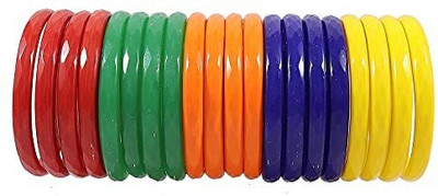 ZULKA Glass Bangle Set(Pack of 20)