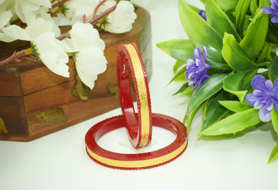 SATTIK Plastic Gold-plated Shakha Pola(Pack of 2)