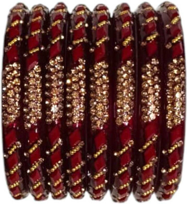 ASP Glass Cubic Zirconia Kada(Pack of 8)
