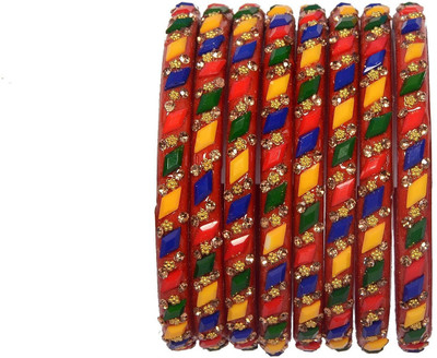 OJHA Glass Zircon Kada(Pack of 8)