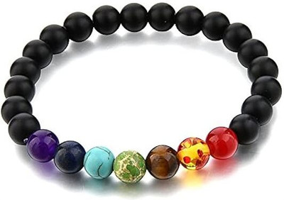 VIBESLE Crystal, 7 Chakra Beads Charm Bracelet