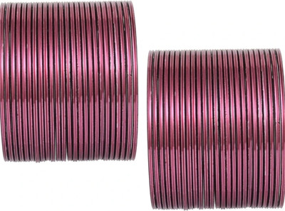 ELITEBAZAAR Metal Silver Bangle Set(Pack of 48)