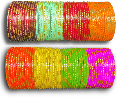 RP BADLAS Glass Enamel Bangle(Pack of 10)