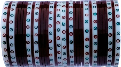 SRKBS Plastic Bangle Set(Pack of 10)