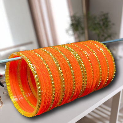 RP BADLAS Glass Beads Bangle Set(Pack of 10)