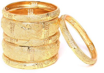 ANOUK Alloy Gold-plated Bangle Set(Pack of 6)