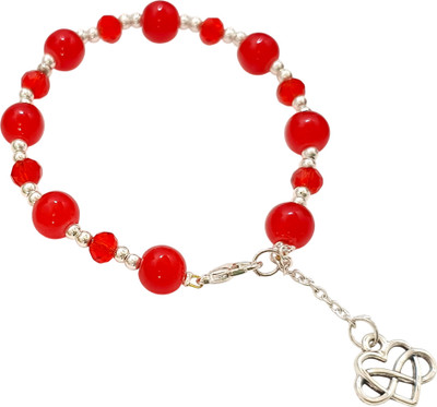 VNHANDICRAFTS Glass Charm Bracelet