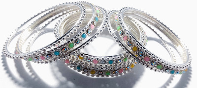 ERIXTIX Metal Bangle Set(Pack of 10)