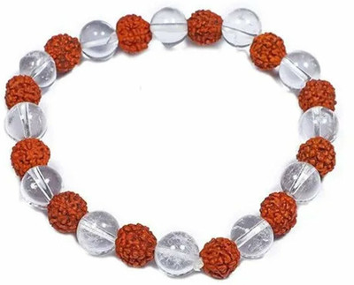 Astro Acharya Deeppak Lac Beads, Crystal Bracelet