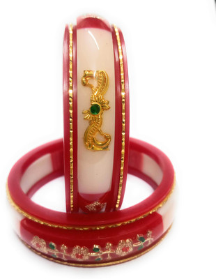 KB Corner Plastic Bangle Set(Pack of 6)