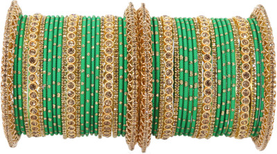 NMII Metal Zircon Bangle Set(Pack of 46)