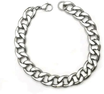 LASHIFY Fashion Brass, Metal, Silver, Oxidised Silver, Sterling Silver, Alloy, Stainless Steel Silver, Sterling Silver, Silver Coated Bracelet