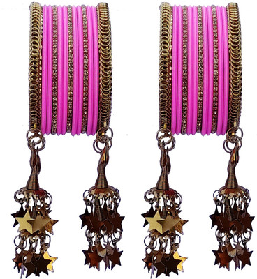HouseOfCommon Metal Bangle Set(Pack of 26)