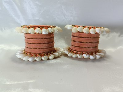 MAHAVEER TRADERS Fabric Bangle Set(Pack of 10)