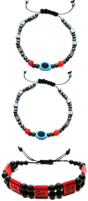 KINGSTYLEIMPEX Plastic Charm Bracelet(Pack of 3)