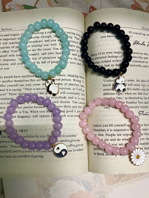Ennygacessories Crystal Bracelet(Pack of 4)
