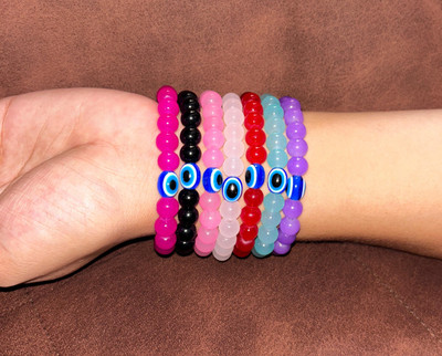 MAYA IMPEX Crystal Crystal Bracelet Set(Pack of 7)