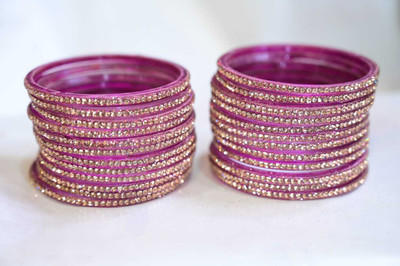 Munazir Ali Glass Bangle Set(Pack of 12)