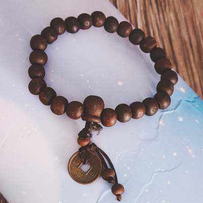 Shiv Jagdamba Wood Bracelet