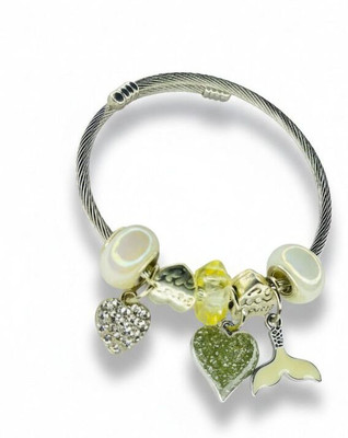 jewllwry Alloy Crystal Sterling Silver Bracelet