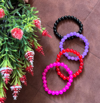 MAYA IMPEX Crystal Crystal Bracelet Set(Pack of 4)