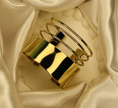 Radhevi Collection Alloy Gold-plated Cuff