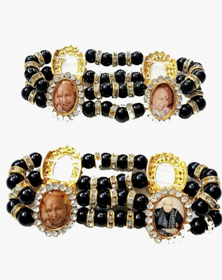 GURU JI CREATION Metal, Stone, Crystal, Plastic Bracelet Set(Pack of 2)
