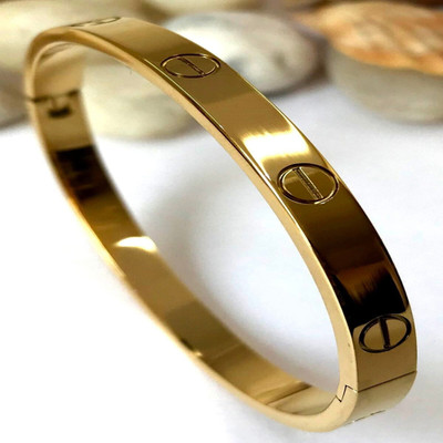 Goldiwala Stainless Steel Gold-plated Bracelet