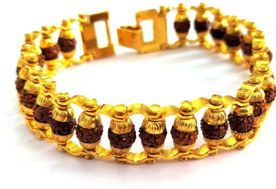 Smykker Fashion Rudraksha Gold-plated Charm Bracelet