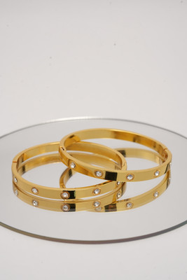 Magical Empire Alloy Bangle Set(Pack of 2)