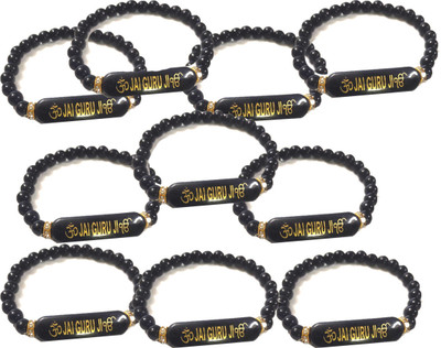 Guruji Blessings Plastic Bracelet Set(Pack of 10)