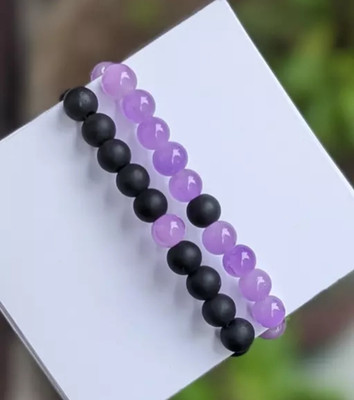 KRISHMAYATOZ Crystal Agate Bracelet Set(Pack of 2)