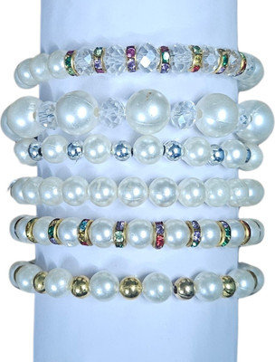 KHUSHA CREATIONS Plastic Bracelet Set(Pack of 6)