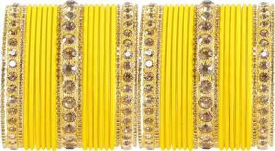 NMII Metal Zircon Bangle Set(Pack of 42)