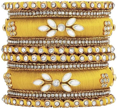 Manasi Alloy Gold-plated Bangle Set(Pack of 2)