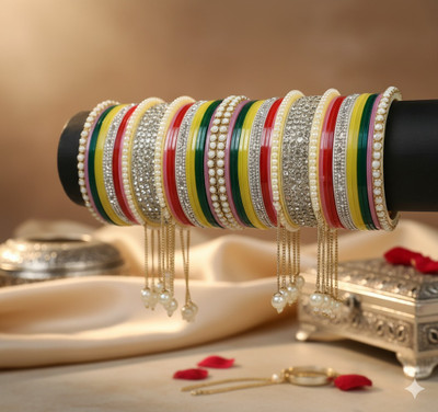 MAA LAXMI Plastic Bangle Set