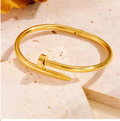 Ad chrome Stainless Steel Gold-plated Bracelet