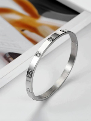 Goldiwala Stainless Steel Gold-plated Kada