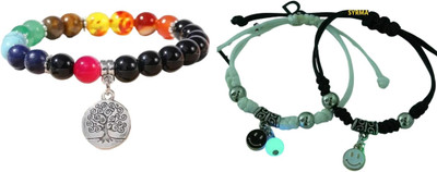 selenite ENTERPRISES Mother of Pearl, Dori, Stainless Steel Bracelet Set(Pack of 2)