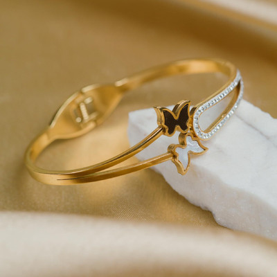 ARTKLIM Stainless Steel Gold-plated Bangle