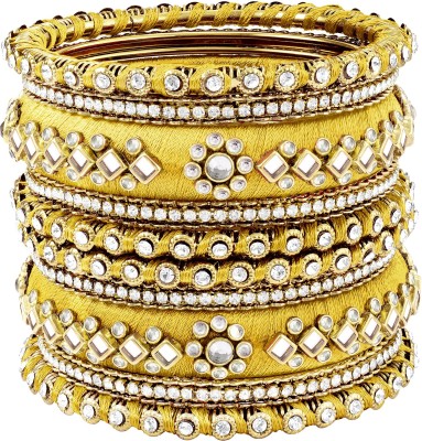 PEORA Dori Gold-plated Bangle Set(Pack of 10)