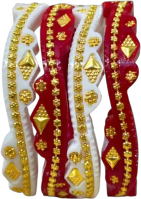 Rudiyana Plastic Gold-plated Shakha Pola(Pack of 4)