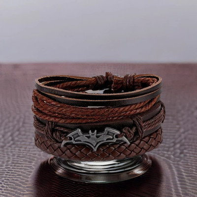 impression Leather Bracelet(Pack of 4)