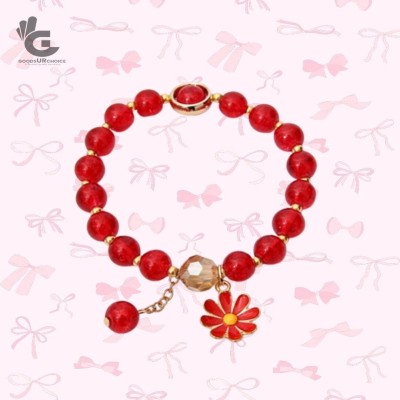 GoodsUrChoice Alloy Crystal Gold-plated Charm Bracelet