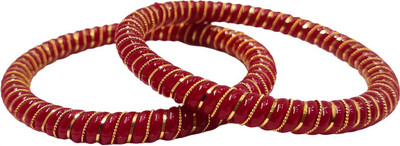 LOGIN THE WORLD AND CSC Copper, Plastic Gold-plated Shakha Pola(Pack of 2)