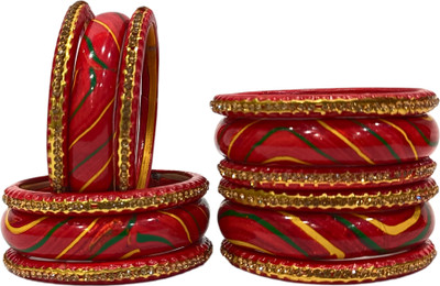 Lahthi Wala Lac Bangle Set(Pack of 12)