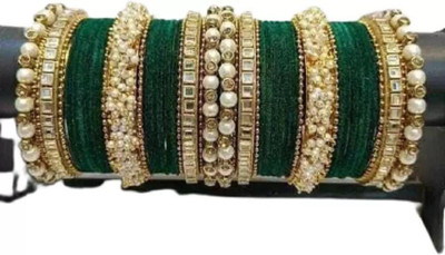 DONERIA Metal Beads Bangle Set(Pack of 46)